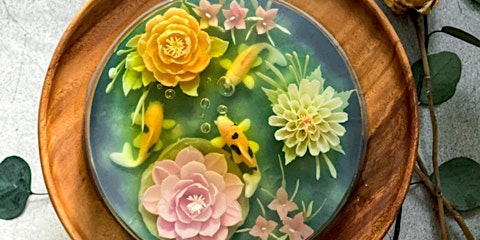3D Jelly Art Floral - Koi & Bloom (Intermediate Level)