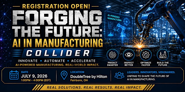 Image principale de Forging the Future: AI in Manufacturing Collider