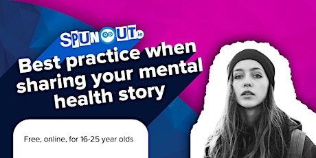 Best practice when sharing your mental health story primary image