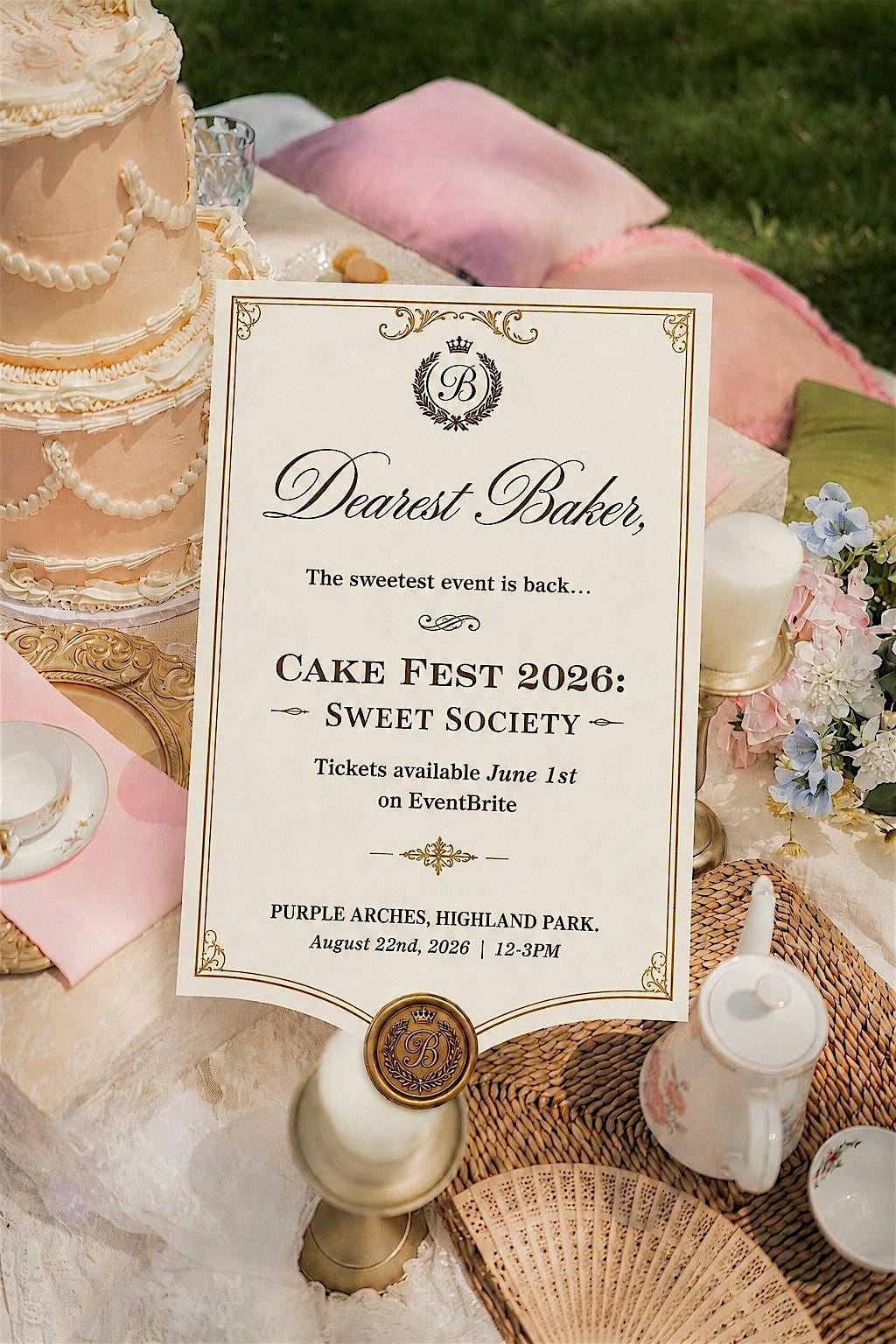 Cake Fest 2026: Sweet Society