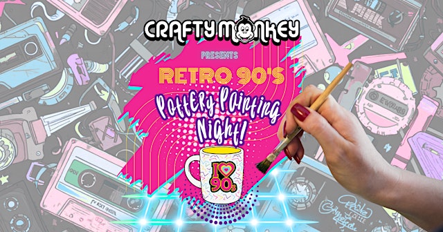 Imagen principal de Retro 90s Pottery Painting Night