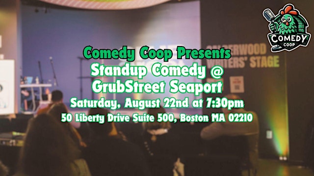 Comedy Coop Presents: Stand Up Comedy @ GrubStreet Seaport primary image