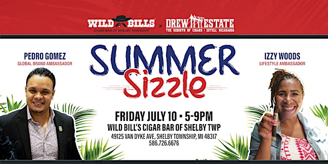Image principale de Wild Bill's Summer Sizzle with Drew Estate Cigars