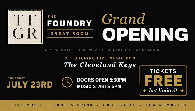 Image principale de The Foundry Great Room Featuring The Cleveland Keys