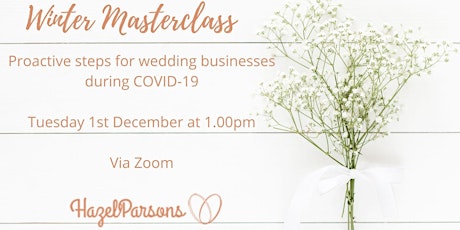 Hauptbild für Proactive steps for wedding businesses during COVID-19