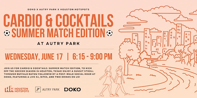 Imagen principal de Cardio & Cocktails: Summer Match Edition ⚽️