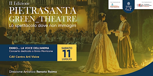 Primaire afbeelding van ENNIO... LA VOCE DELL’ANIMA · PIETRASANTA GREEN_THEATRE