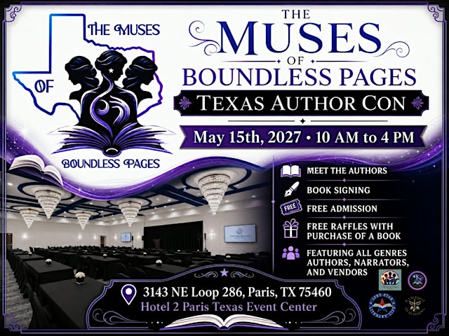 Image principale de THE MUSES OF BOUNDLESS PAGES, TEXAS AUTHOR CON
