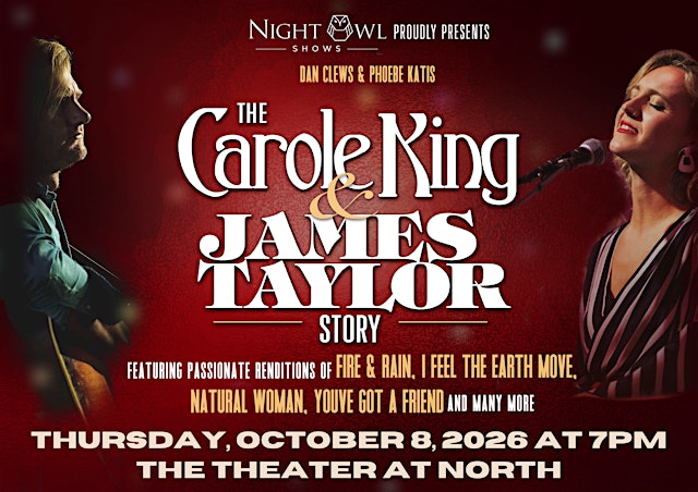 Image principale de The Carole King and James Taylor Story featuring Phoebe Katis and Dan Clews
