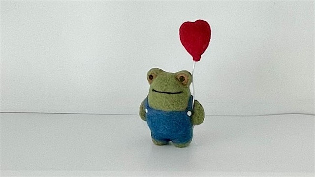 Needle Felting Class - Finley the Frog: Big Day Out at Swan Island Dahlias primary image