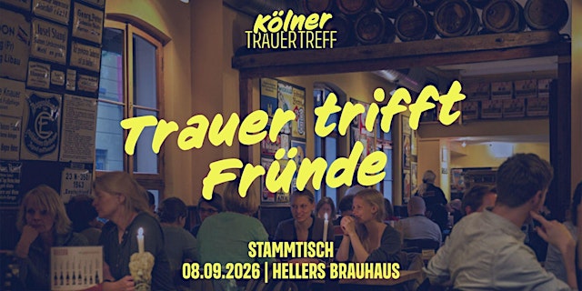 Image principale de Kölner TrauerTreff: Stammtisch – September 2026