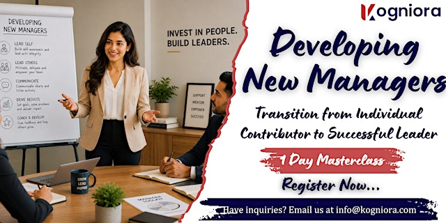 Image principale de Developing New Managers – Inspire Teams, Drive Results in Philadelphia, PA