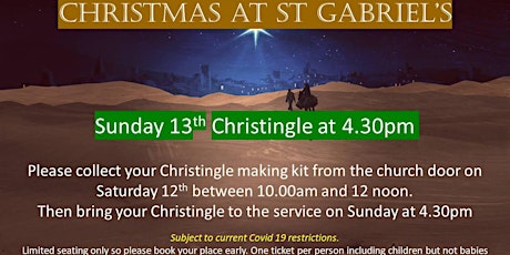 Christingle Service 4.30pm primary image