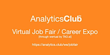 #AnalyticsClub Virtual Job Fair / Career Expo Event #Montreal primary image