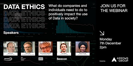 Data Ethics - positive use of data in business and society primary image