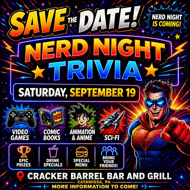 Imagen principal de Nerd Night! Trivia and Costume Contest