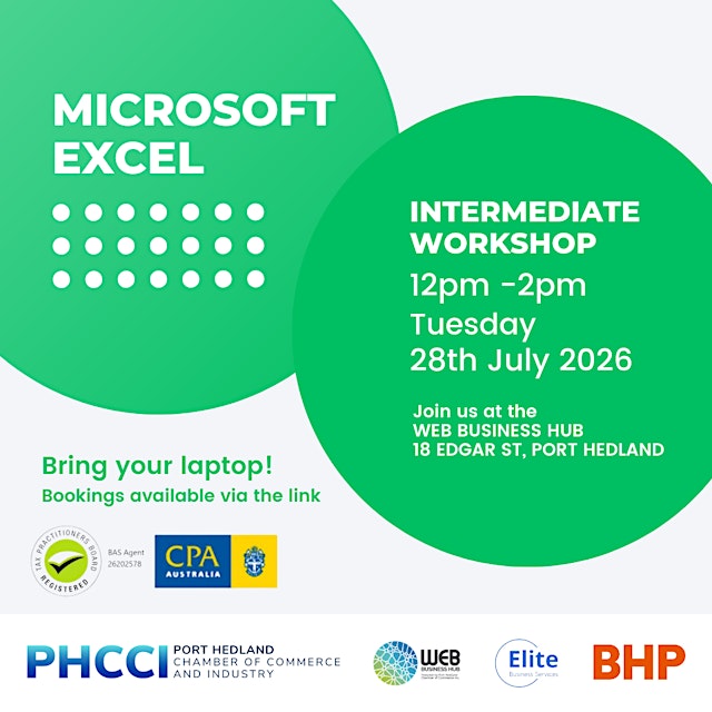 Image principale de MS Excel Intermediate Workshop