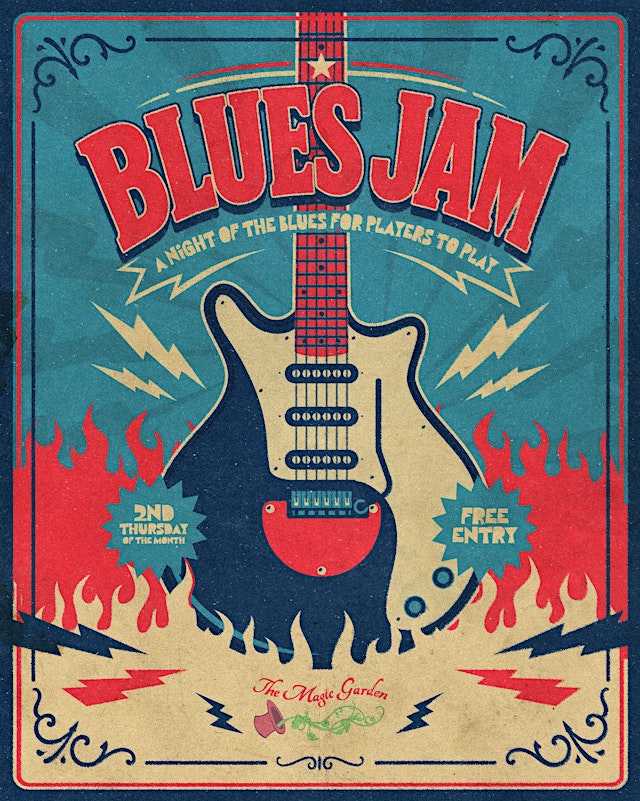 Image principale de The Blues Jam @ The Magic Garden