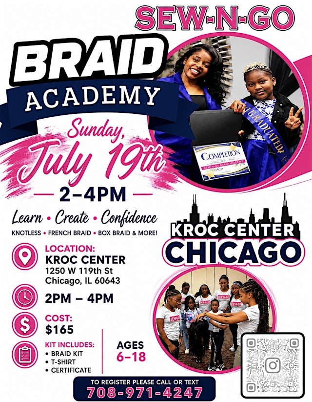 Imagem principal de SEW-N-GO Briad Academy LLC Braid camp