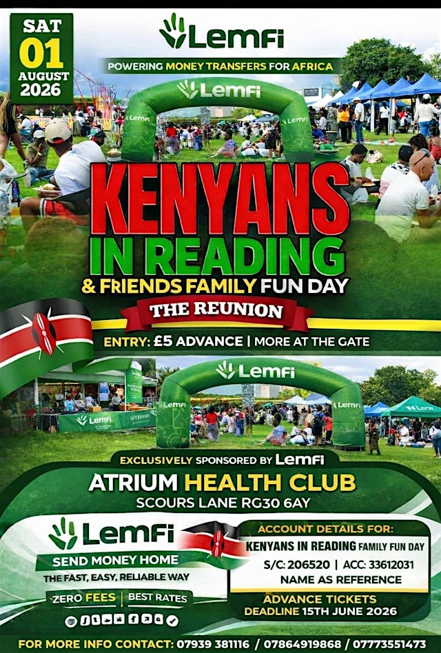 Image principale de Kenyans In Reading & Friends Family Fun Day