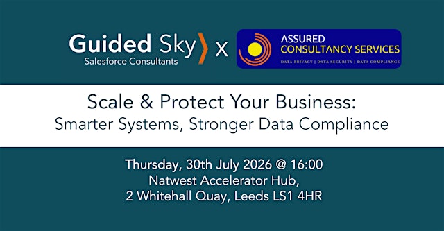 Image principale de Scale & Protect Your Business: Smarter Systems, Stronger Data Compliance