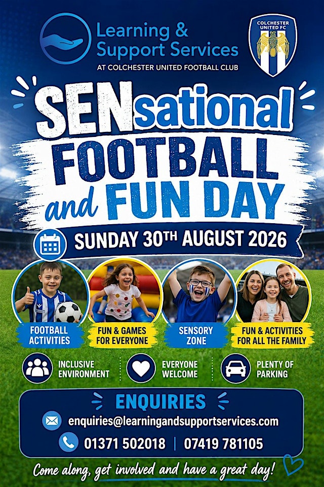 Image principale de SENsational Football and Fun Day (Afternoon Entry)