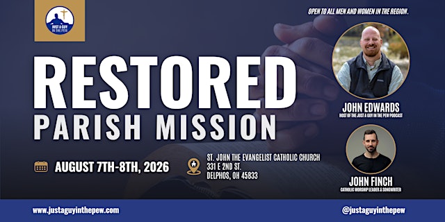 RESTORED Parish Mission with John Edwards primary image