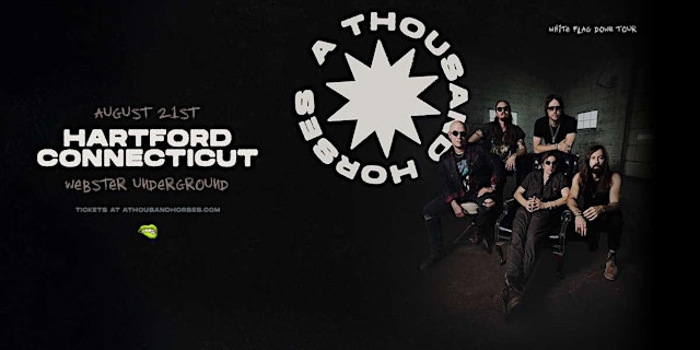 Image principale de A THOUSAND HORSES "White Flag Down Tour" - Hartford, CT