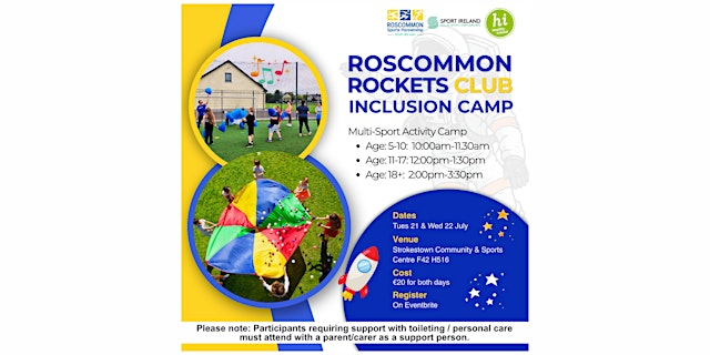 Image principale de Roscommon Rockets Inclusion Camp
