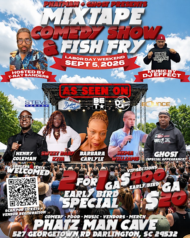 Image principale de Mixtape Comedy Show & Fish Fry