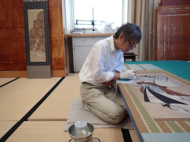 Imagen principal de Conservation Cart Talk | From Panel to Hanging Scroll