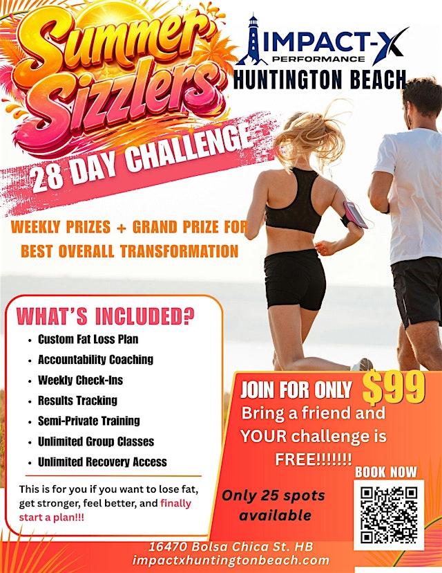 Image principale de SUMMER SIZZLE 28 DAY FITNESS CHALLENGE
