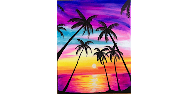 Primaire afbeelding van Some Beach - Paint and Sip in Houston | Classpop!™