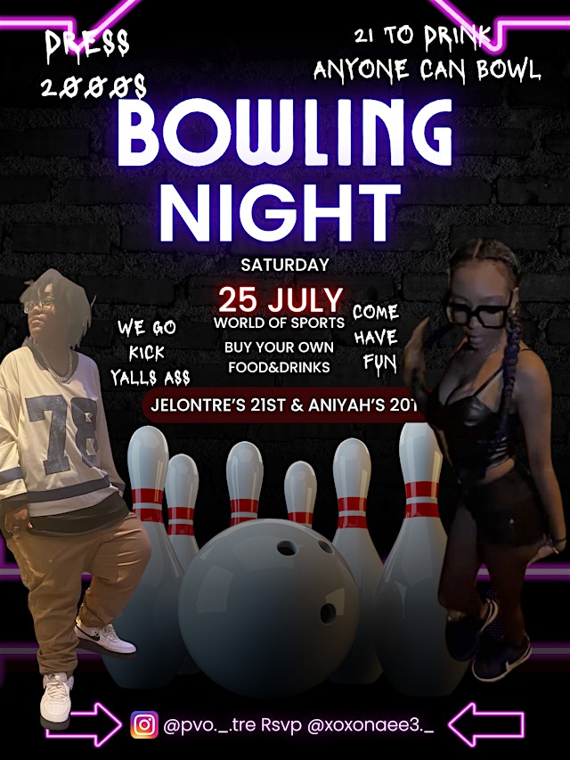 Image principale de Jelontre’s & ANiya’s Bowling Night