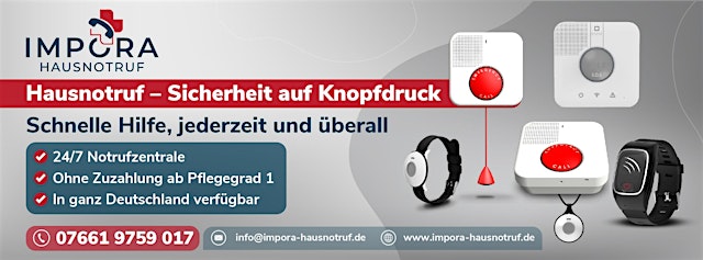 Image principale de IMPORA Hausnotruf Notfallarmband