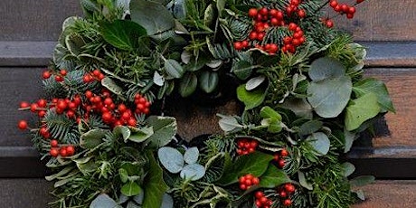 Make Your Own Fresh Christmas Door Wreath Workshop primary image