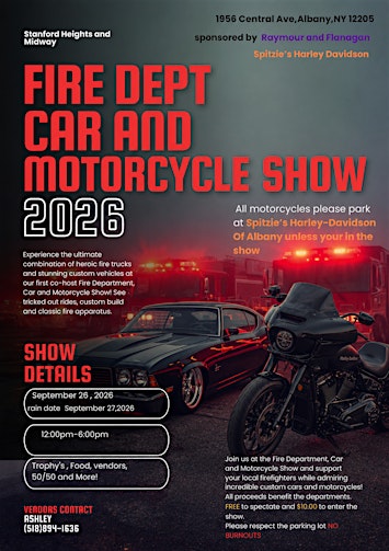 Stanford Heights and Midway Fire Department car show