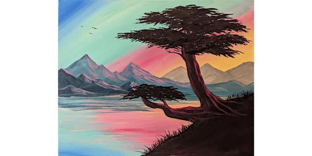 Primaire afbeelding van The Spirit of Monterey - Paint and Sip in Houston | Classpop!™