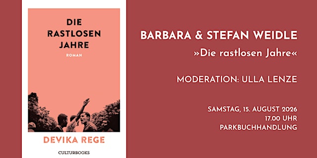 Image principale de Barbara und Stefan Weidle: »Die rastlosen Jahre«