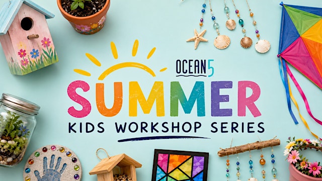 Image principale de Ocean5 Kids Summer Workshop Series: OCEAN THEME WINDCHIME