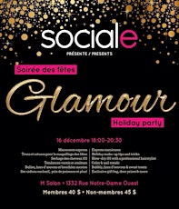 Sociale Holiday Glam Party / Soirée des Fêtes glamour avec Sociale primary image