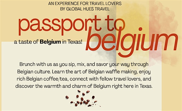 Global Hues Travel Presents: Passport to Belgium primary image