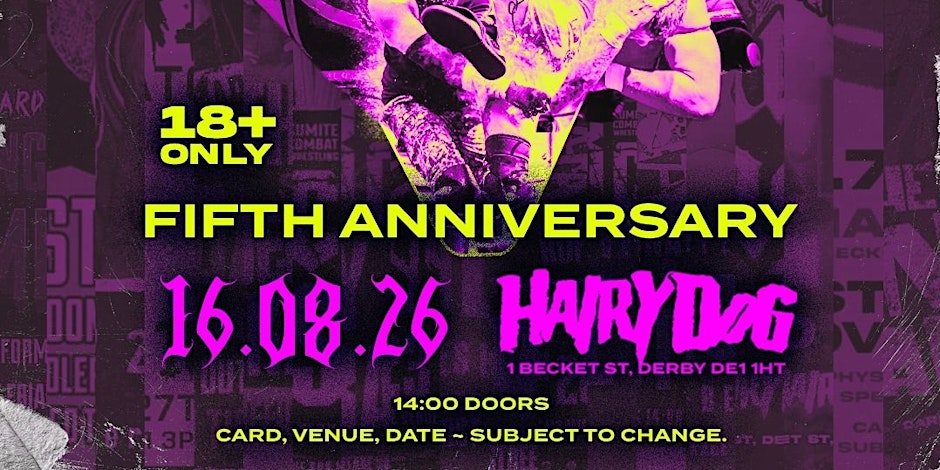 KCW V The Fifth Anniversary 18+ PRO WRESTLING
