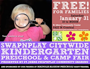 2015 Swapnplay CityWide Preschool, Kindergarten and Camp Fair primary image