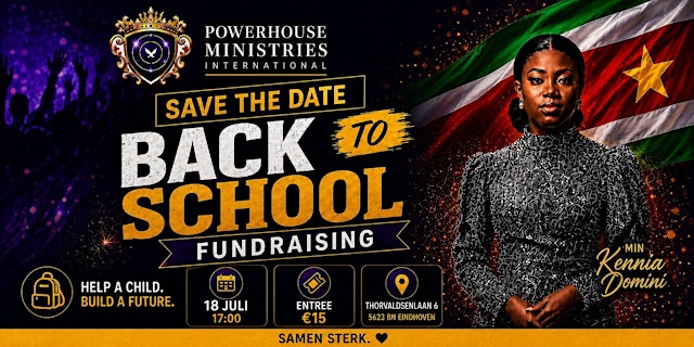 Image principale de Back to School Fundraising Suriname