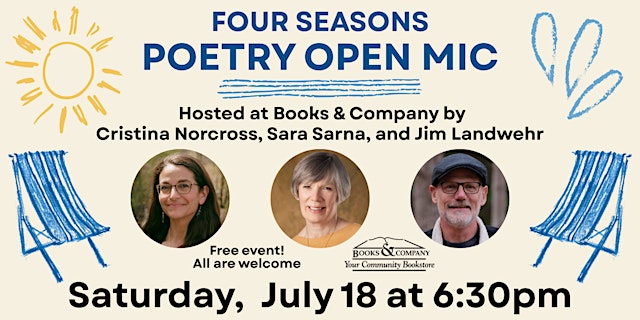 Four Seasons Poetry Open Mic - Summer 2026 primary image