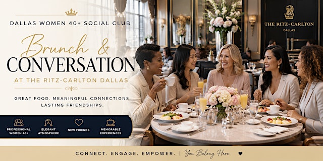 Brunch & Conversation at The Ritz childless women over 40s primary image