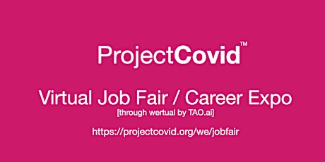 #ProjectCovid Virtual Job Fair / Career Expo Event #Palm Bay tickets