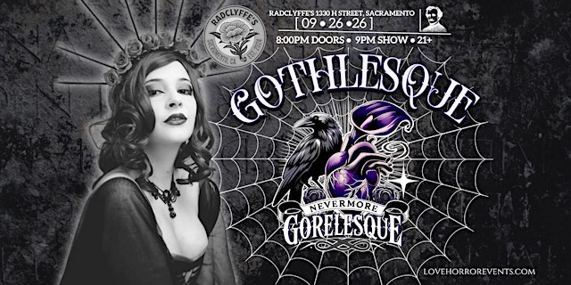 Image principale de Gothlesque Cabaret 2026 Presented by Nevermore Gorelesque