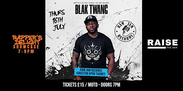 Imagem principal de Blak Twang Live at Ram Jam Records - Thursday, 16th July 2026, London